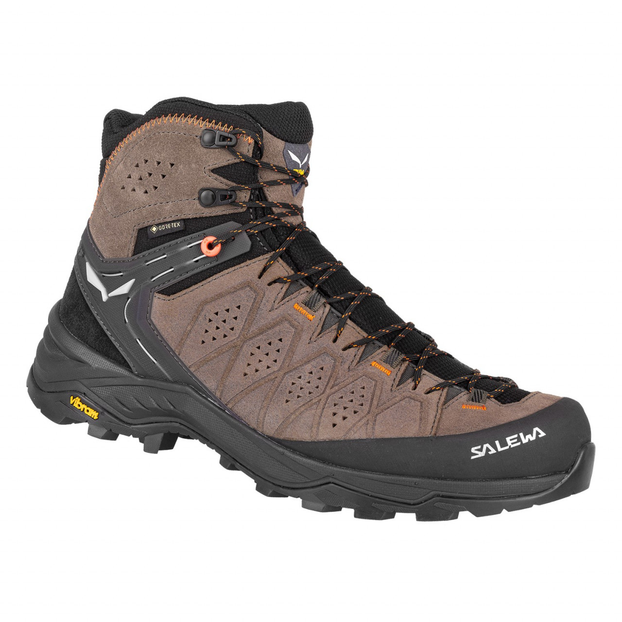 Botas Salewa Alp Trainer 2 Mid GORE-TEX® Homem Marrom/Laranja 392SKNBHQ